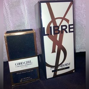 New YSL “LIBRE” 3oz. & Carolina Herrera “GOOD GIRL” 0.24 oz